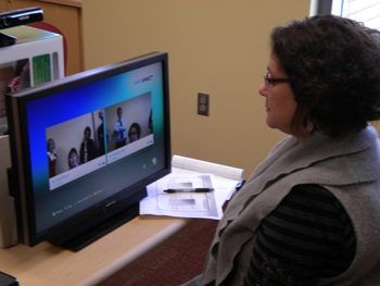 a woman testing TI options