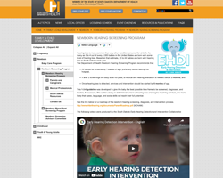 South Dakota EHDI Program Website, 2022