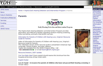 fig 1.2c, VA Information for Parents, English