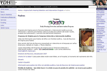 fig 1.2d, VA Information for Parents, Spanish