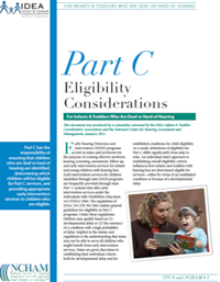 Part C Eligibility Considerations