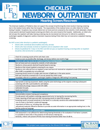 Newborn Outpatient Hearing Screen/ Rescreen