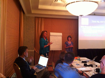 a group of TI professionals discussing TI options